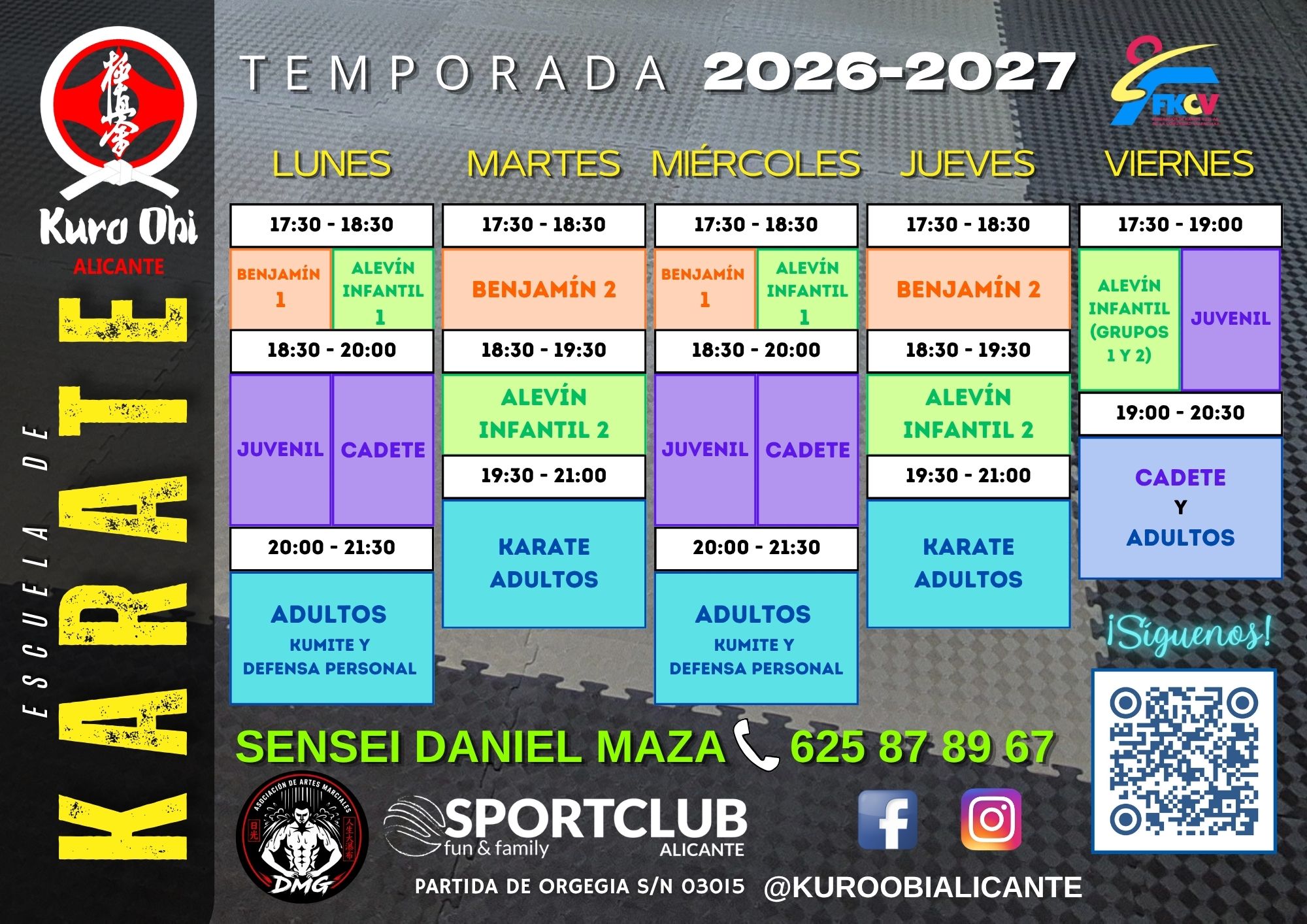 Horarios 2026/2027