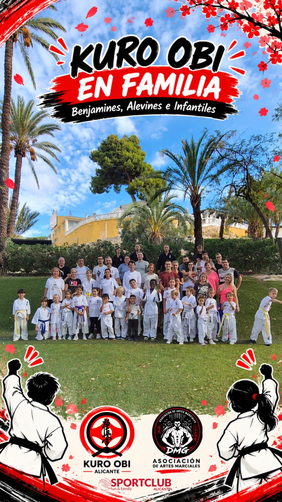 🥋❤️ ¡KURO OBI EN FAMILIA! 👨‍👩‍👧‍👦 Ayer vivimos una jornada muy especial con nuestros grupos de Benjamines, Alevines e Infantiles, compartiendo entrenamiento, juegos y muchísimas risas junto a sus madres, padres y hermanos. 🥰 Porque el karate es mucho más que aprender técnicas… es compartir, ayudarnos, superarnos y crear recuerdos juntos. 🥋💪🏻 ¡Lo pasamos fenomenal! Gracias a todas las familias por participar con tantas ganas y por hacer posible una mañana tan divertida. ❤️ ¡En Kuro Obi, crecemos y disfrutamos en familia